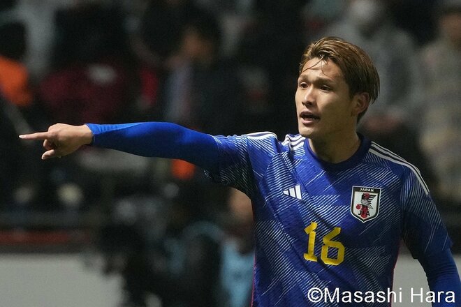 松木玖生と藤田譲瑠チマが日本を牽引！イケメン佐藤恵允のゴールでウクライナに快勝　 PHOTOギャラリー 【国際親善試合 U-23日本代表vsU-23ウクライナ代表 2024年3月25日 19:19キックオフ】の画像009