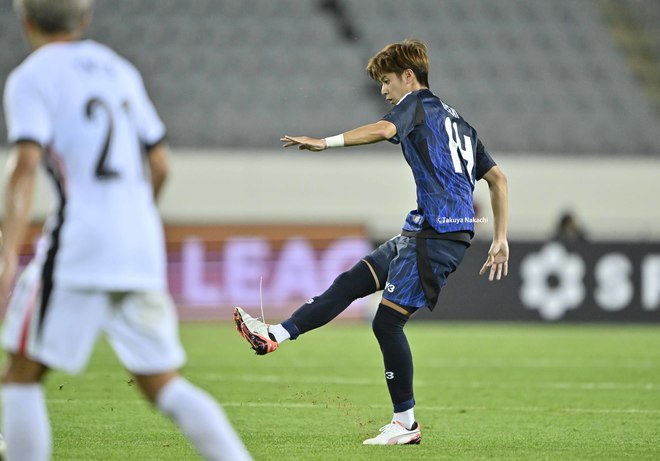 【試合アルバム】川崎フロンターレFW大関友翔の20歳での代表デビューの試合写真45枚！ 堂々のプレーで躍動披露「日本代表ー香港代表」の画像022