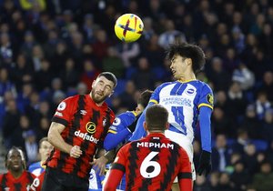 「これ難しいヘッドだよな」サッカー日本代表・三笘薫が「巧妙ヘディング弾」を叩き込む！ 劇的決勝ゴールにファンから称賛の声「どういう超能力なん」の画像