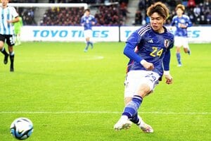 福田師王のドイツ奮闘記｢Tor！ゴール｣連載(6)後編　｢悔しかったですね、普通に｣日本代表のラストピース福田師王が語る代表戦、｢いい刺激になる｣同世代の活躍と今季の目標｢ゴールという結果で示す！｣の画像