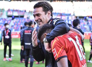 【ルヴァンカップ初優勝】名古屋マッシモ・フィッカデンティ監督が口にした「愛」と「セレッソへの感謝」【名古屋グランパスvsセレッソ大阪】監督と選手の「名古屋ファミリーのために」(2)の画像