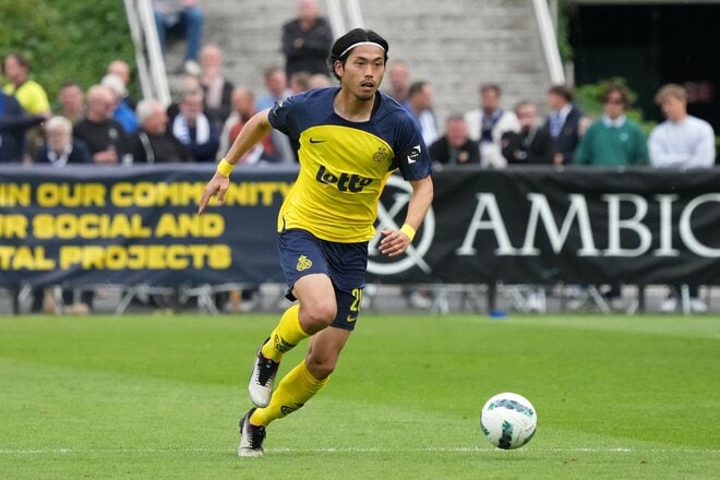 中村敬斗や久保建英にキラーパス！サッカー日本代表の“新DFリーダー”が語った｢恩返しできて良かった｣2年連続の快挙と｢責任を持ってやりたい｣代表でのプレー【ユニオン vs ヘント】激闘PHOTOギャラリー21連写の画像016