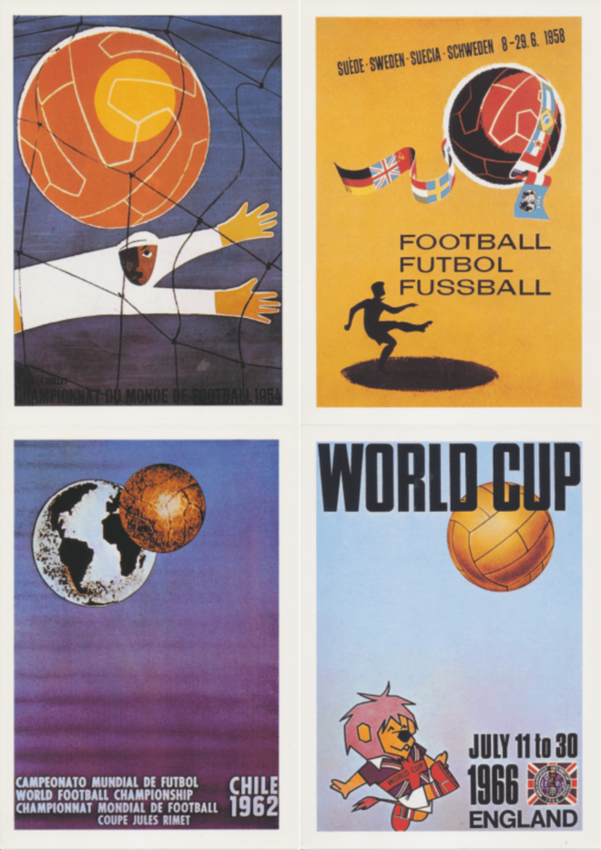 大住良之の「この世界のコーナーエリアから」第79回「ワールドカップ、ポスターは世に連れ…」(2)「盗作疑惑のスウェーデン大会、大会初マスコット登場のイングランド大会」の画像001