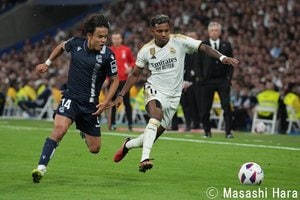 ソシエダ・久保健英が自分の価値を知らしめる大活躍！ PHOTOギャラリー【ラ・リーガ レアルマドリードvsソシエダ 2023年9月18日（4:03キックオフ）】（原壮史撮影）の画像