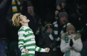 日本代表・古橋亨梧は止められない!!「完璧ワンタッチゴール」で今季14点目!!セルティック3連勝に貢献した｢圧巻ゴール｣とは?【動画】の画像