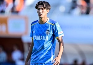 「歩幅長いのズルいよw」磐田の18歳長身FW後藤啓介の“マラソン激走”ダントツ1位でのゴールシーンが話題！「かわいすぎるー」「彼はいつでも全力」との声の画像