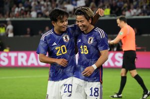 PHOTOギャラリー「ピッチの焦点」4対1で日本代表はドイツに圧勝！【国際親善試合　日本代表vsドイツ代表2023年9月10日（日本時間3:45キックオフ）】（渡辺航滋撮影）の画像