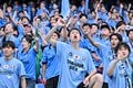 【サポーターアルバム】完封勝利後に笑顔＆万歳見せた「川崎フロンターレの試合後のサポーター写真83枚」！ ホーム連勝を熱狂的サポート「川崎フロンターレーセレッソ大阪」の画像024