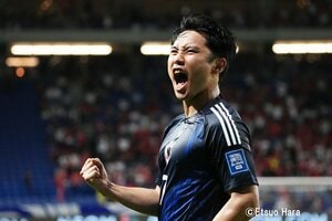 W杯行きの｢可能性がある｣遠藤航の後輩、｢さらに化ける｣ドリブラー、森下龍矢は｢すごかったけど…｣【サッカー日本代表｢北中米ワールドカップ｣頂点への大激論！見えた｢希望｣と｢課題｣】(4)の画像