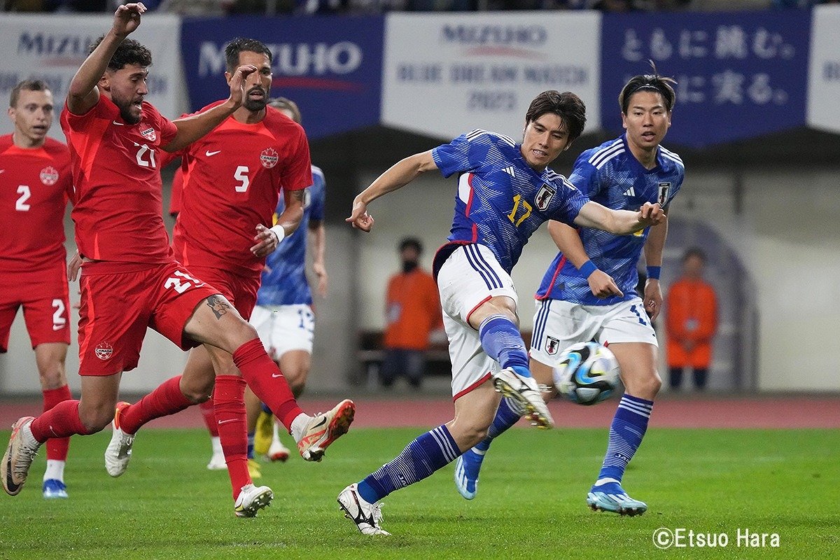 カナダを翻弄して勝利を勝ち取った日本代表【日本代表vsカナダ代表】原悦生PHOTOギャラリー「サッカー遠近」 概要 日本代表 原