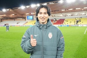 ｢ほぼすべてのチャンスに関与｣モナコ南野拓実のCL現地密着！74分間のプレーでプレイヤー・オブ・ザ・マッチ選出｢次の2試合の相手は非常に手強い｣激白【ASモナコvsガラタサライ】PHOTOギャラリーの画像