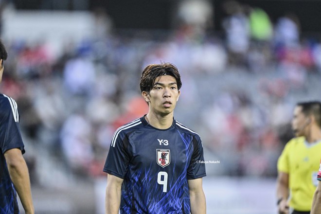 【宮代大聖アルバム】FW宮代大聖の韓国戦で先発出場した写真33枚！ サッカー日本代表がE-1連覇を達成した記念試合での現地写真「日本代表ー韓国代表」の画像016