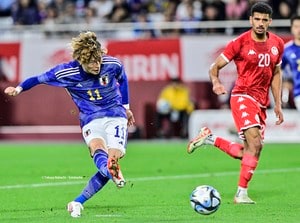 「待ってた古橋!!」「流し込む技術は別格」古橋亨梧の“ノエスタ凱旋弾”の完璧なポジショニング＆冷静沈着なシュートに脱帽！「そこにいることができる」との声の画像