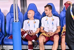 温存されたヴィッセル神戸MFアンドレス・イニエスタ、「みんなよく戦った」と横浜F・マリノス戦の勝利を喜ぶ!「サムアップ写真」にサポーターから「これぞキャプテン」の声の画像