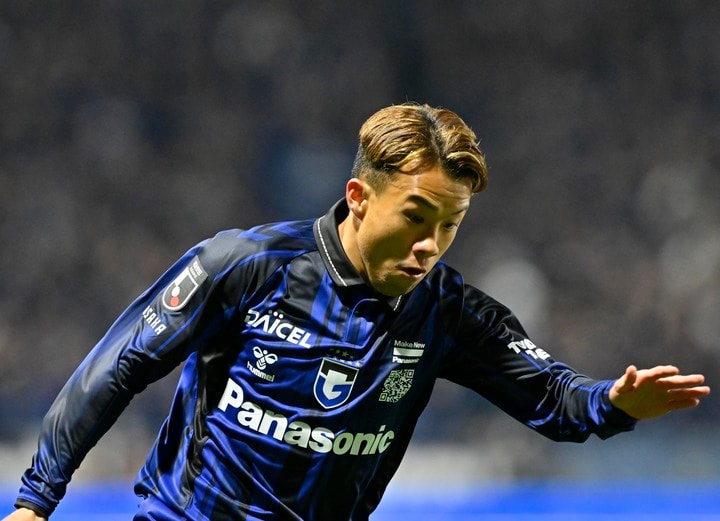 ｢まじで覚醒してる！｣G大阪MF山下諒也が“裏じゃなくて手前”の爽快ゴール！ アジア4戦連発弾に｢山ピーの進化が止まらない｣｢鼻づまりがこのゴールで治った｣