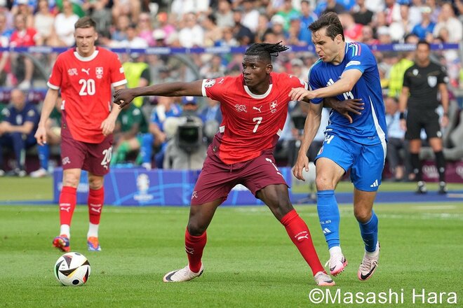 【UEFA　EURO2024現地撮】主将ジャカが所属する無敗王者レバークーゼンのような質の高いサッカーで、スイスが前回王者イタリアを撃破【スイス代表vsイタリア代表】PHOTOギャラリーの画像005