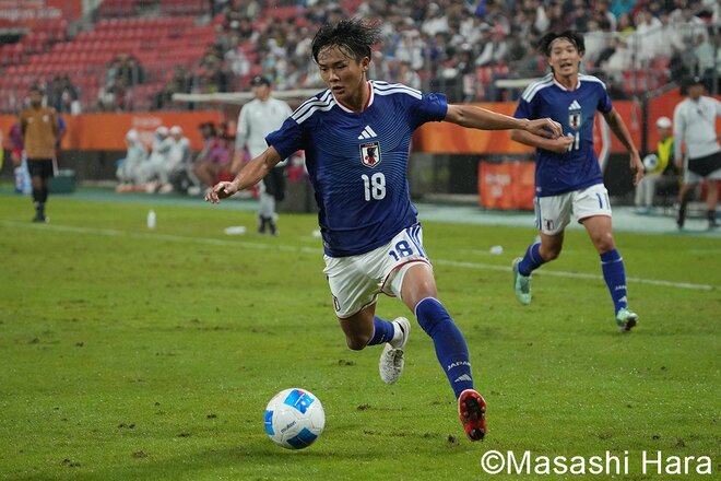 大岩ジャパンが4強進出！ 救世主は初スタメンFW！ GK荒木琉偉が守護神に相応しいセーブ＆主将が爽やかな笑顔で喜ぶ！ 準決勝で中央アジアの雄と対戦！【U-21日本代表vsU-23北朝鮮代表】激闘PHOTOギャラリーの画像006
