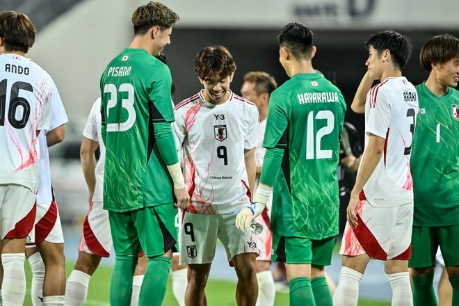 【日本代表FW宮代大聖アルバム】ヴィッセル神戸FW宮代大聖の中国戦での写真20枚！ 試合に出場せずも、現地で披露した日本代表2ndユニフォーム着用姿「日本代表ー中国代表」の画像003