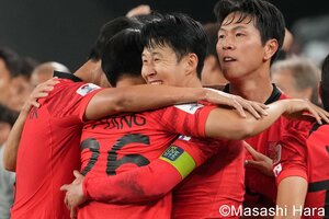 韓国代表、2試合連続の劇的勝利でベスト4進出！ PHOTOギャラリー【AFCアジアカップ オーストラリア代表vs韓国代表 2024年2月3日 0:30キックオフ】の画像