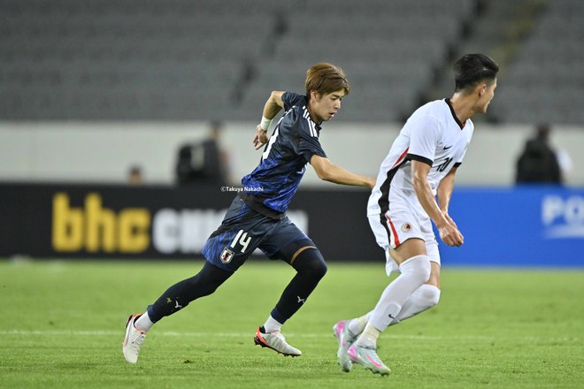 【試合アルバム】川崎フロンターレFW大関友翔の20歳での代表デビューの試合写真45枚！ 堂々のプレーで躍動披露「日本代表ー香港代表」の画像013