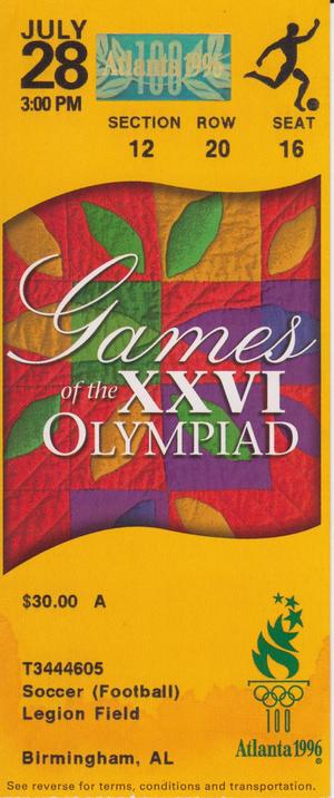 後藤健生の「蹴球放浪記」連載第67回「なぜに私がスペイン人？」の巻(1)1996年アトランタ五輪「マイアミの奇跡」の現場での画像