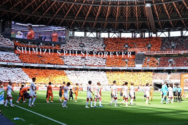 2連敗の｢19位｣名古屋と3連勝の｢5位｣清水が大舞台で激突、元サッカー日本代表が火花を散らした｢東海ダービー｣の意外な勝者と期待の新星【清水エスパルスvs名古屋グランパス】PHOTOギャラリー激闘25連写の画像019