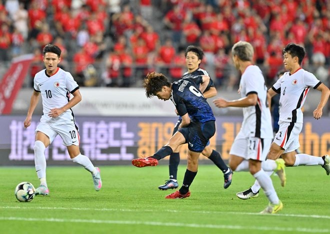 【試合アルバム】ヴィッセル神戸FW宮代大聖の代表デビューの試合写真58枚！川崎フロンターレから移籍して2年目での代表プレー写真「日本代表ー香港代表」の画像022