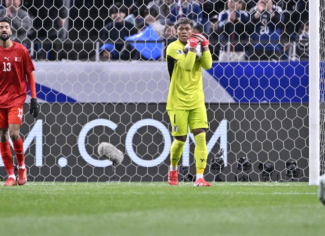 【試合アルバム】「サッカー日本代表―バーレーン代表」森保ジャパン、バーレーン相手に２－０勝利でW杯出場決定試合のプレー写真「中地拓也 撮影写真」の画像005