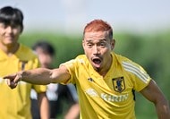 「最高の2ショットすぎる」J1名古屋の今季ホーム初戦に「2人のOB」がキッチンカーで再会！ 「隼磨チャント、久しぶりに聞いた!」「スピードスター杉本!」とファン歓喜の画像