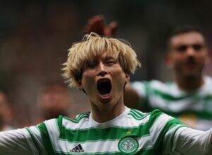 古橋亨梧＆前田大然が｢圧巻ゴール｣!!旗手怜央は2得点に関与でサッカー日本代表トリオが大活躍!!セルティックの｢優勝王手｣に貢献した｢全4ゴール｣とは?【動画】の画像