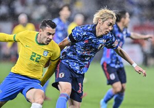 サッカー日本代表、ブラジル代表戦で見えた｢力の差｣とは？三笘薫はスタメン起用すべき！伊東純也とともに｢5大リーグ｣で個の力を磨け!長友佑都も｢このままではベスト8までいけない｣【動画】の画像