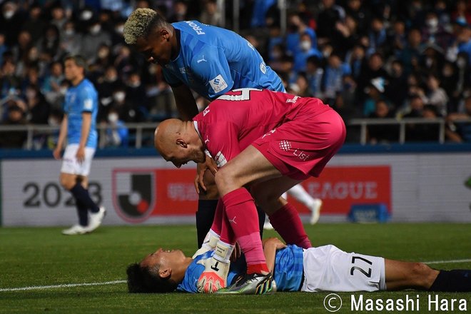 横浜FC、ユウリ・リマ・ララの先制点を守り抜き勝利！　PHOTOギャラリー【明治安田J1リーグ 第11節 横浜FCvsアルビレックス新潟 2023年5月3日 19:03キックオフ】の画像006