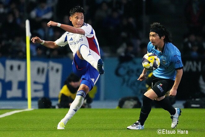 長谷部茂利監督は｢2‐1で勝てた試合｣と表現、日本代表20歳の｢終了間際のヘッド｣で神奈川ダービーは｢まさかの結末｣に【川崎フロンターレvs横浜F･マリノス】原悦生PHOTOギャラリーの画像003