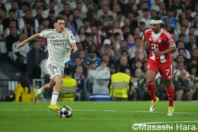 “レアルvsバイエルン”欧州最高峰のベルナベウに潜入！ 日本戦欠場のベリンガム＆ケインが激突！ ヴィニシウスの前に立ちはだかった守護神のノイアー！ スターたちの競演！【レアル・マドリードvsバイエルン・ミュンヘン】激闘PHOTOギャラリーの画像003