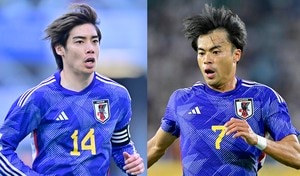 【日本代表の北朝鮮2連戦、三笘薫・伊東純也の穴をどう埋めるのか(1)】アジアカップの序列なら堂安・中村がファーストチョイスだが……森保監督が選択する「左右の槍」はの画像