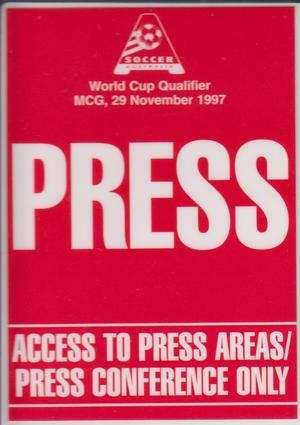 後藤健生の「蹴球放浪記」第115回「喧騒のアジア大陸、唯一の例外がメルボルン」の巻(2)カタール大会予選との奇妙なまでの一致の画像