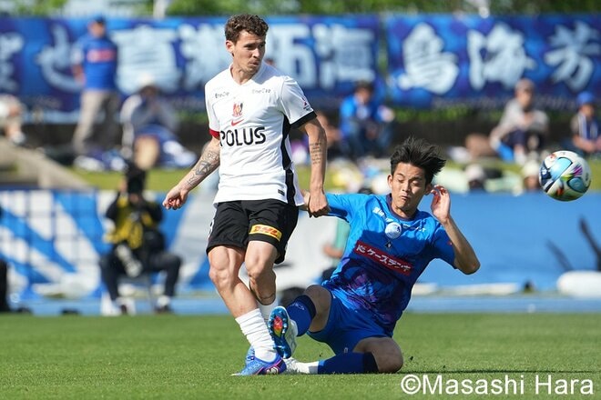 本職SB不在の“新システム”ズバリ！ 田中達也体制で無傷の4連勝！浦和、危険タックルで10人の水戸を粉砕も…完封記録はストップ【水戸ホーリーホックvs浦和レッズ】激闘PHOTOギャラリーの画像004