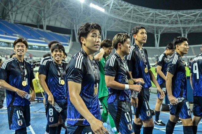 【山田新＆大関友翔アルバム】韓国戦での川崎フロンターレ2選手の写真43枚！ 試合出場ならずも韓国・龍仁で戦った記録写真「日本代表ー韓国代表」の画像031