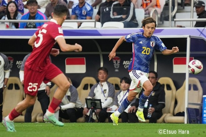 上田綺世ハットトリックならず！日本代表がインドネシアに勝利【日本代表vsインドネシア代表】原悦生PHOTOギャラリー「サッカー遠近」の画像009