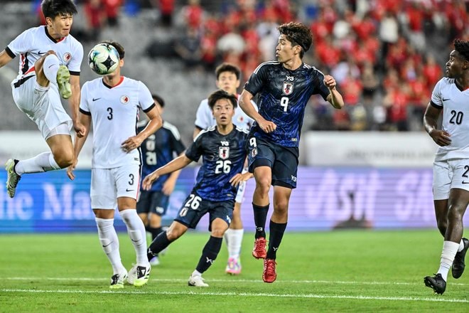 【試合アルバム】ヴィッセル神戸FW宮代大聖の代表デビューの試合写真58枚！川崎フロンターレから移籍して2年目での代表プレー写真「日本代表ー香港代表」の画像024