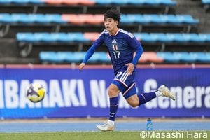 【ロス五輪世代独自インタビュー】Part.2：岡田武史元日本代表監督の直系後輩、U22日本代表＆早稲田大学｢韋駄天FW｣が初国際舞台で得た課題とロス五輪への道の画像