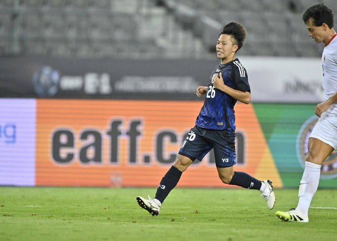 【サンフレッチェ広島「E-1」アルバム】J1広島に所属する日本代表5選手の香港戦の写真54枚！ジャーメイン良、中村草太、川辺駿、田中聡、荒木隼人、大迫敬介の現地写真「日本代表ー香港代表」の画像042