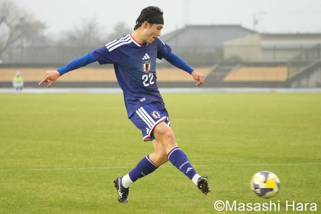 ロス五輪世代のU-22日本代表が“才能証明”の5得点！川合徳孟の直接FK弾！齋藤俊輔、石橋瀬凪のドリブル突破！市原吏音も出場！未来のA代表入りを狙う面々たち【U-22日本代表vsU-21関東大学選抜】激闘PHOTOギャラリーの画像004
