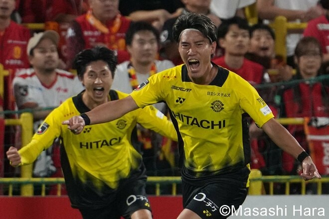 ミシャ名古屋が柏を完全攻略！ 先制の内田宅哉と同点弾の遠藤渓太が歓喜！ ゴラッソに木村勇大が咆哮して山岸祐也がダメ押し！【柏レイソルvs名古屋グランパス】激闘PHOTOギャラリーの画像002