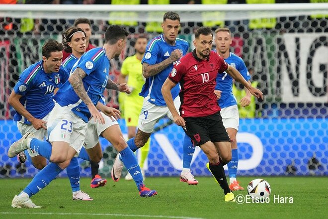 【UEFA　EURO2024現地撮】アルバニアが｢開始23秒｣EURO最速ゴールも…前回大会の王者イタリアが逆転勝利【イタリア代表vsアルバニア代表】原悦生PHOTOギャラリー｢サッカー遠近｣の画像005