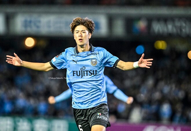 「これから日本サッカー界の宝になる選手」川崎が誇るU20日本代表10番のJ1初ゴールが2万人超え観客を熱狂！「これからの成長がほんと楽しみな選手や！」「これはえぐすぎ!!」の声の画像002