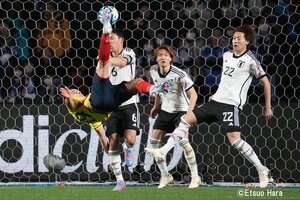 三笘薫が先制ヘッドを決めるも…コロンビアに逆転敗北を喫したゲーム【日本代表ｖｓコロンビア代表】原悦生PHOTOギャラリー「サッカー遠近」の画像