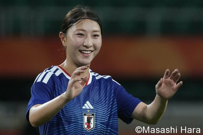 なでしこジャパン、衝撃の2人ハットトリック！ 先制の中嶋淑乃が歓喜＆宝田沙織は10分足らずで3点！ 代表初ゴールの選手が笑顔のハグ！アジア大会初戦で快勝！【日本女子代表vsタイ女子代表】激闘PHOTOギャラリーの画像008
