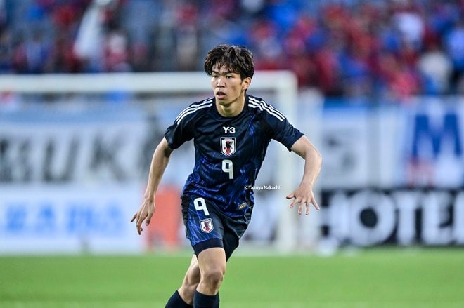 【宮代大聖アルバム】FW宮代大聖の韓国戦で先発出場した写真33枚！ サッカー日本代表がE-1連覇を達成した記念試合での現地写真「日本代表ー韓国代表」の画像015