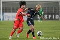 韓国戦ワントップ起用の｢なでしこ新星｣強烈ミドル弾で幕開け！ 後半｢美人すぎる10番｣がトップ下出場も…澤穂希の同僚｢女メッシ｣の奮闘で優勝の行方は最終戦へ【日本代表vs韓国代表】激闘PHOTOギャラリーの画像002